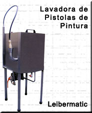 Equipamentos para Limpeza e Lavagem  de Pistolas de Pintura solvente ou tintas de agua e outros Equipamentos